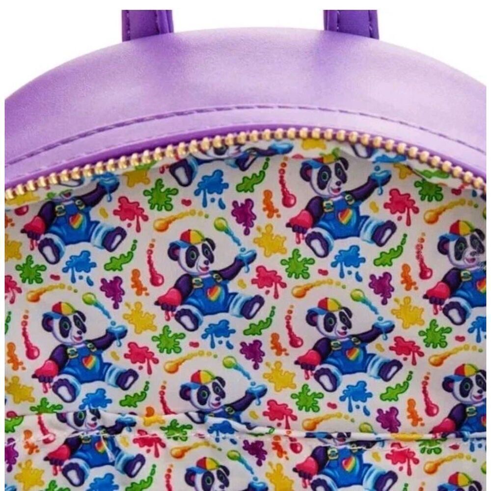 Loungefly Bag Lisa Frank Panda Painter Cosplay‎ Mini Backpack Exclusive - Picture 4 of 5